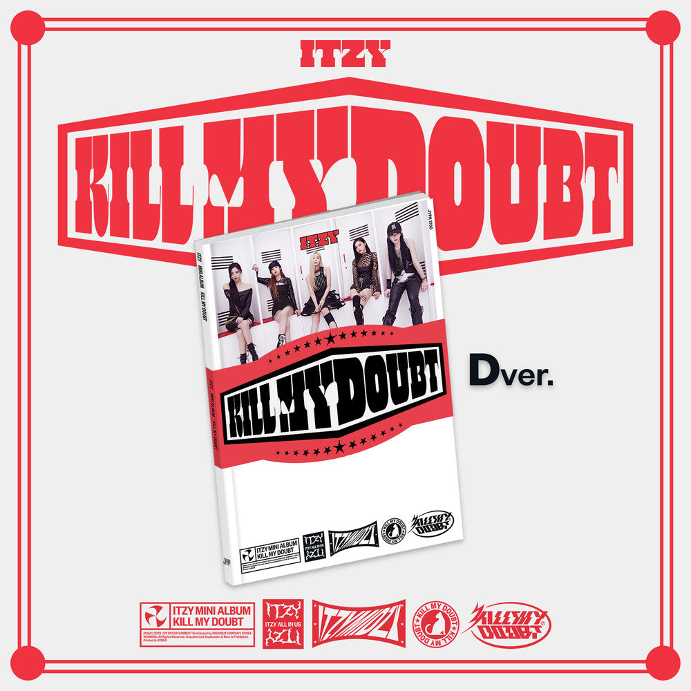 the album cover for ITZY - KILL MY DOUBT [D Ver.]