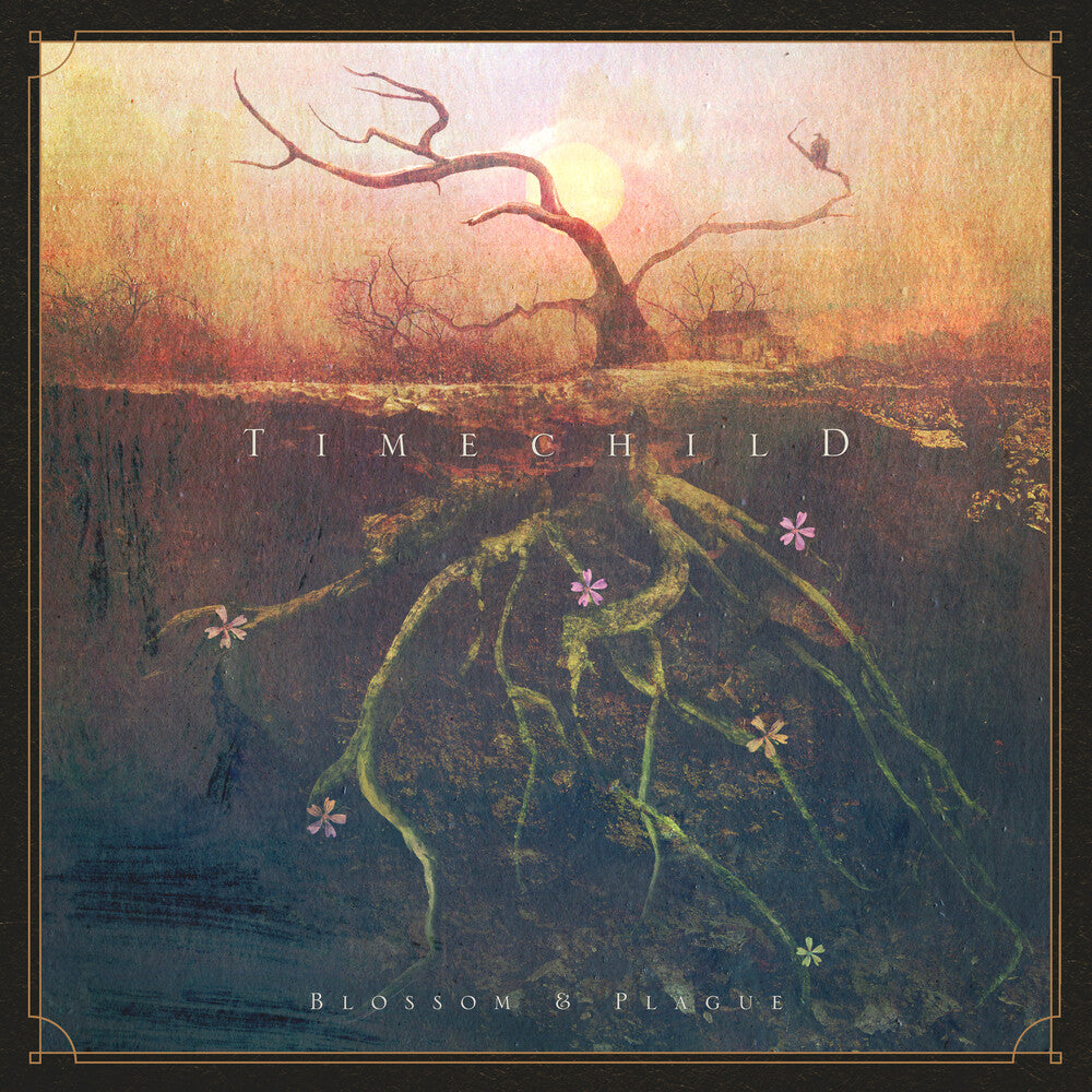 the album cover for Timechild - Blossom & Plague
