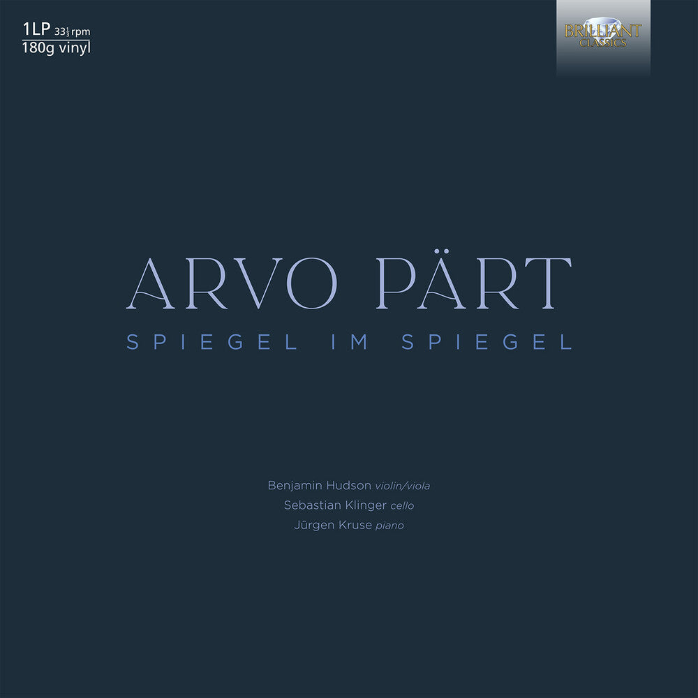 the album cover for Part / Hudson / Klinger - Spiegel Im Spiegel