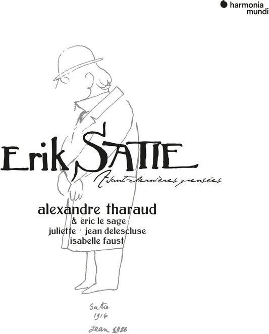 the album cover for Alexandre Tharaud - Satie: Avant-Dernieres Pensees