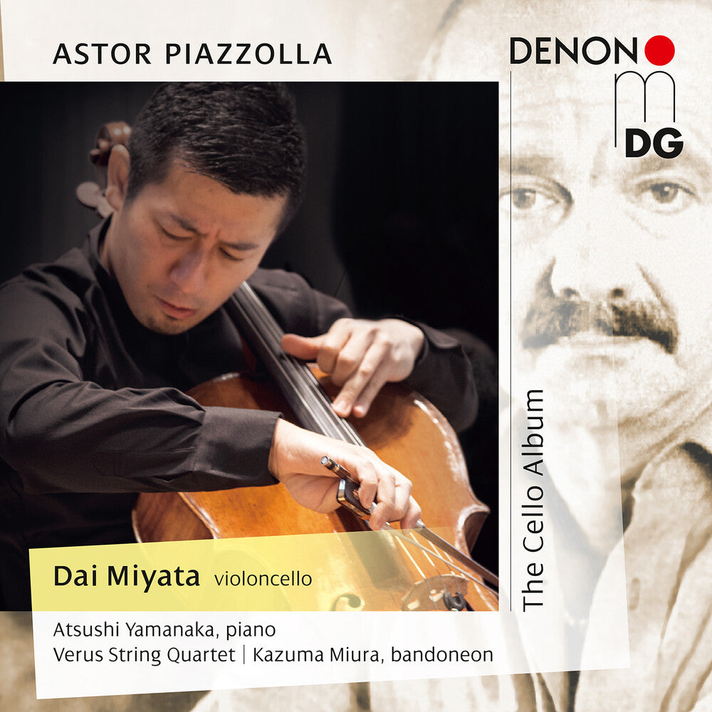the album cover for Piazzolla / Miyata / Yamanaka - Cello Album