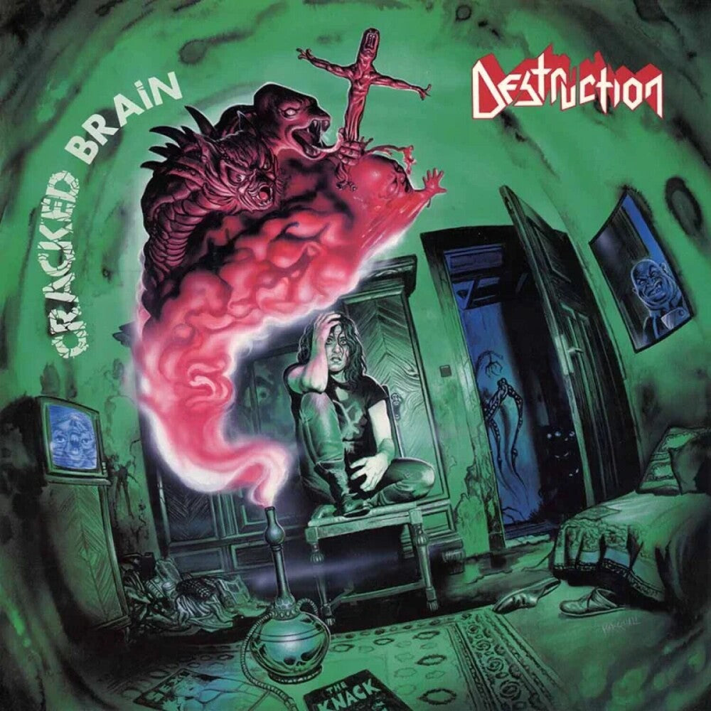 the album cover for Destruction - Cracked Brain [Colored Vinyl] (Spla)