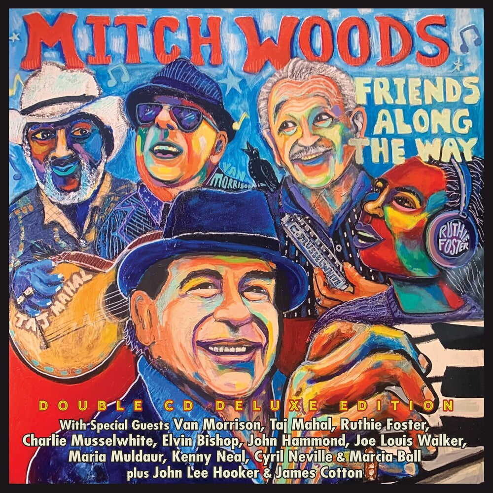 the album cover for Mitch Woods - Friends Along The Way [Deluxe]