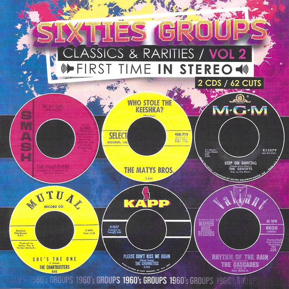 the album cover for Sixties Groups Classics & Rarities Vol. 2 / Var - Sixties Groups Classics & Rarities Vol. 2 / Var