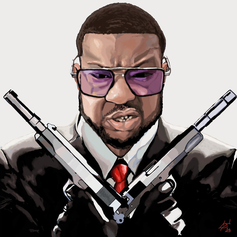 the album cover for Da Buze Bruvaz Presents Clever One X Giallo Point - Gunz, Knivez And Nunchuckz