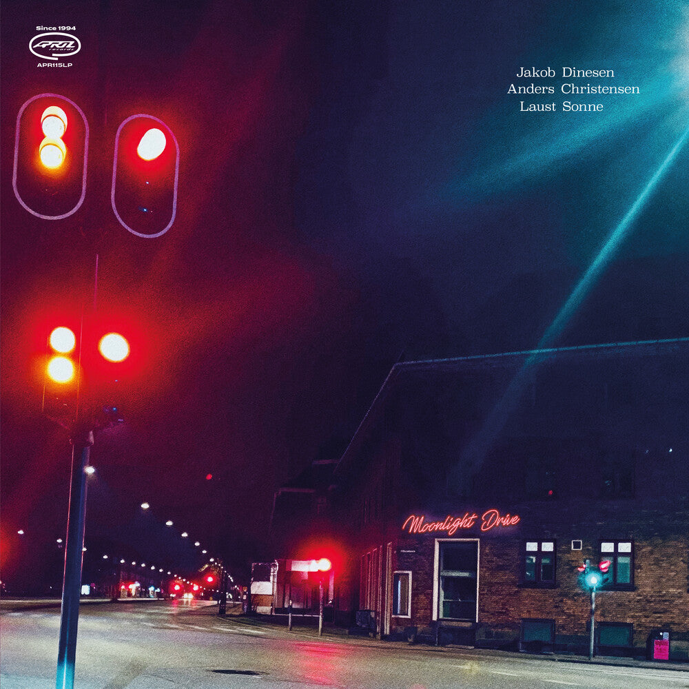 the album cover for Jakob Dinesen  / Christensen,Anders / Laust,Sonne - Moonlight Drive