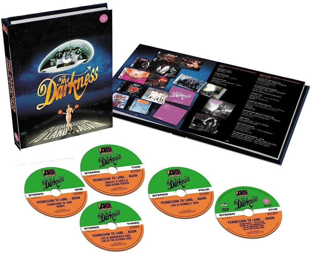 the album cover for Darkness - Permission To Land... Again (Box) [Deluxe] (Aniv)