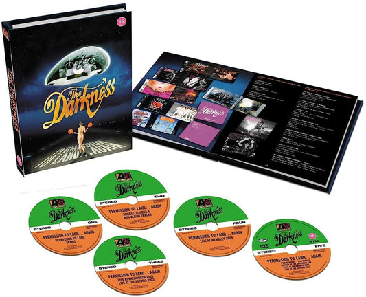 the album cover for Darkness - Permission To Land... Again (Box) [Deluxe] (Aniv)