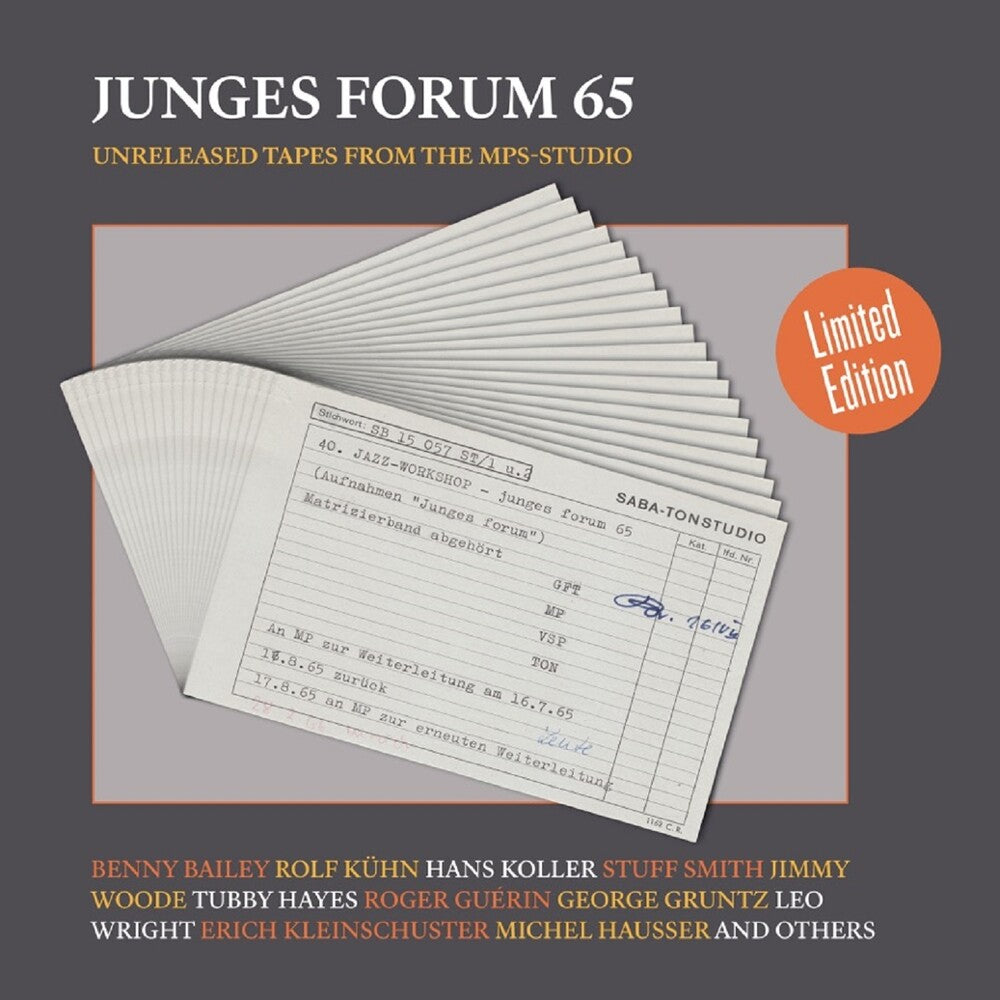 the album cover for Junges Forum 65: Unreleased Tracks From / Various - Junges Forum 65: Unreleased Tracks From / Various