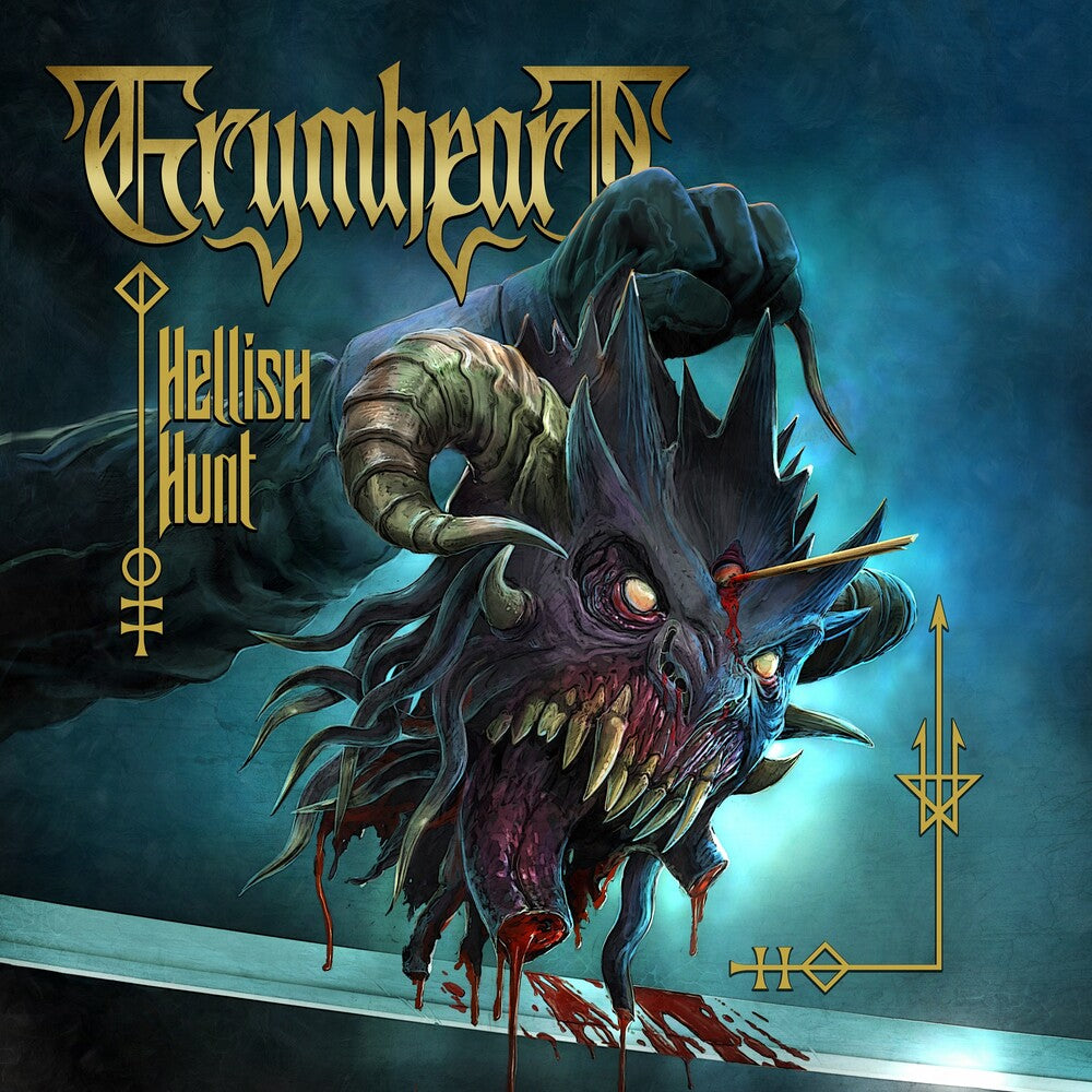the album cover for Grymheart - Hellish Hunt