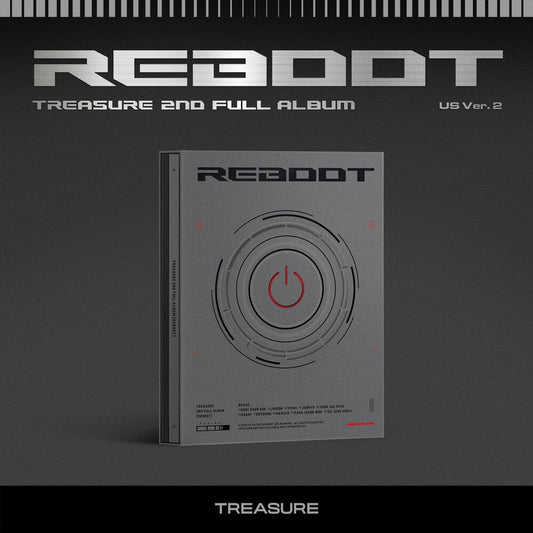 the album cover for Treasure - 2nd Full Album 'reboot': Version 2 (Pcrd) (Phob)