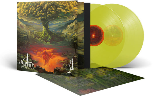 the album cover for Thurnin - Utiseta - Transparent Lime-Green [Colored Vinyl] (Gate)