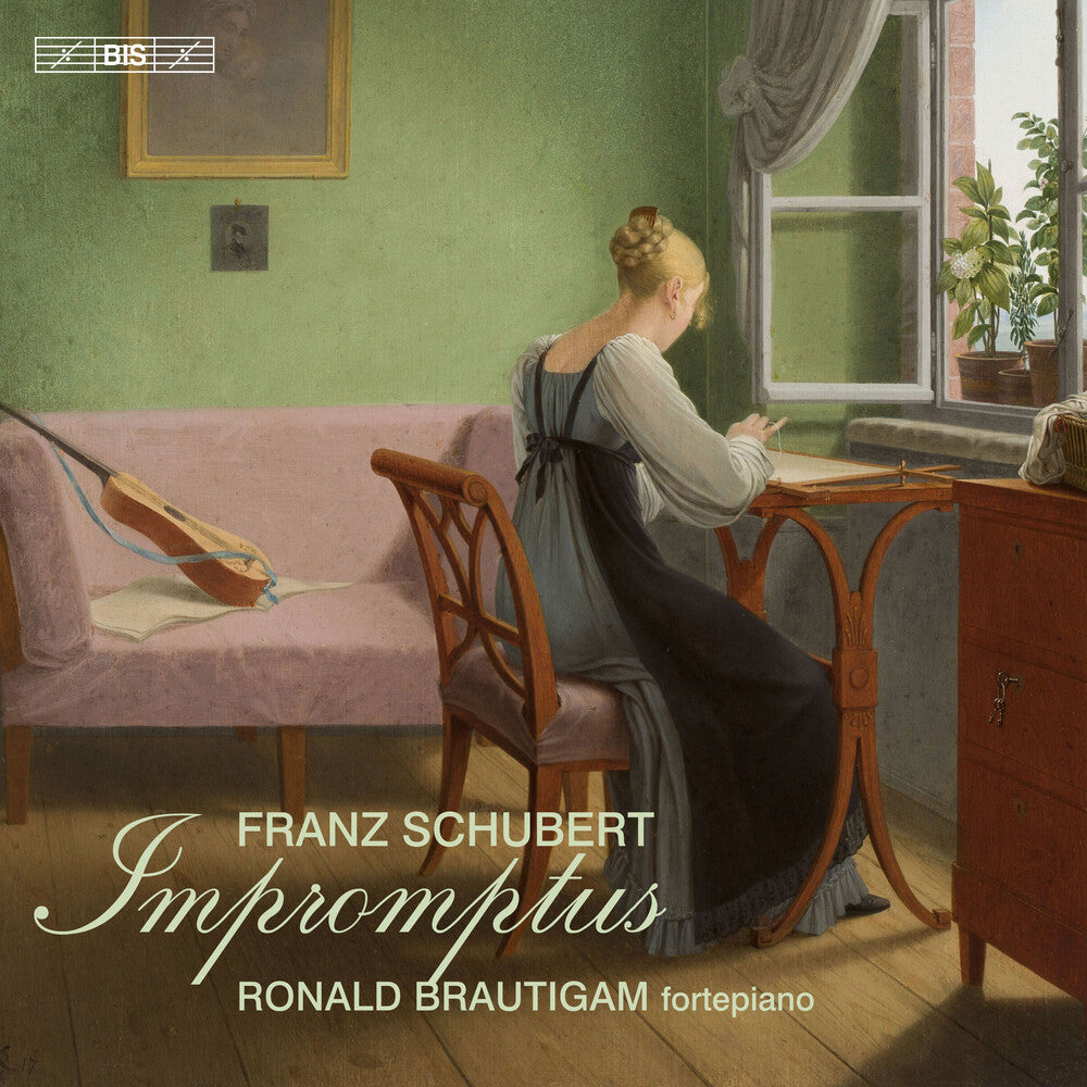 the album cover for Schubert / Brautigam - Impromptus Opp. 90 & 142 (Hybr)