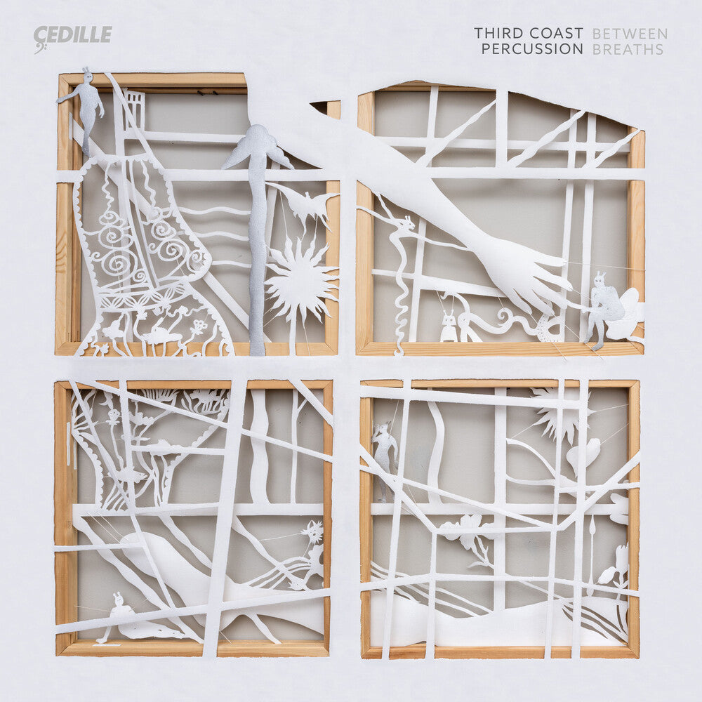 the album cover for Braxton / Mazzoli / Third Coast Percussion - Between Breaths
