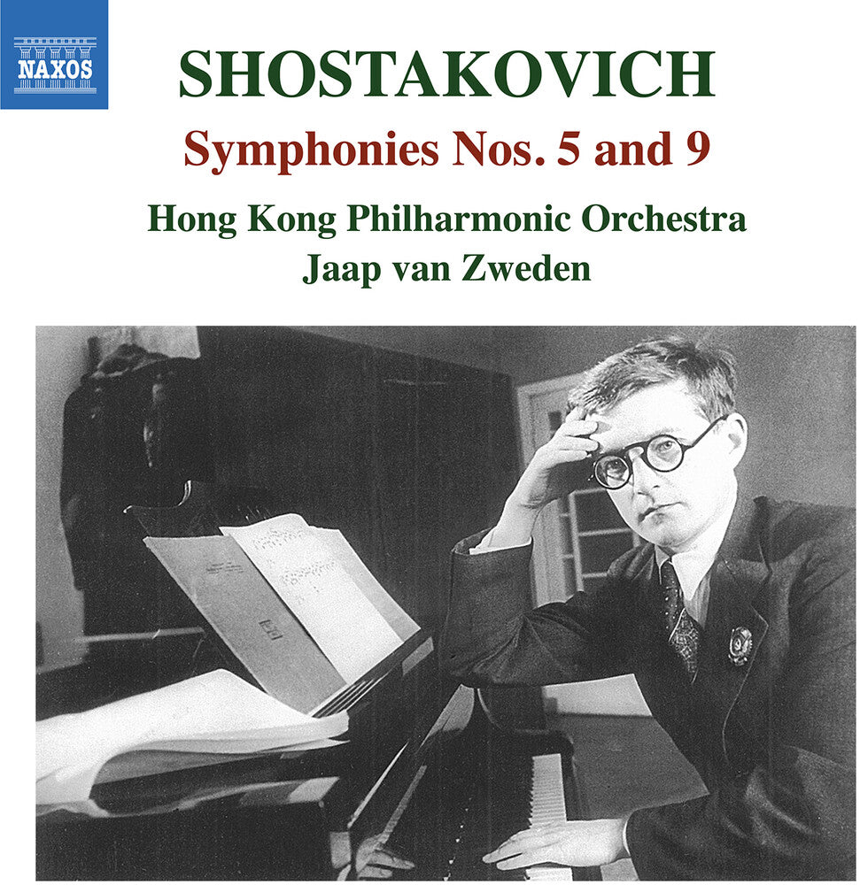 the album cover for Shostakovich / Hong Kong Philharmonic Orchestra - Symphonies Nos. 5 & 9