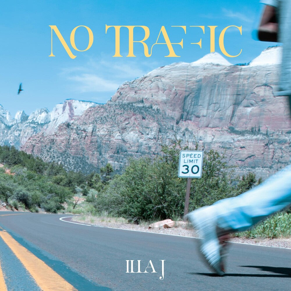 the album cover for Illa J - No Traffic