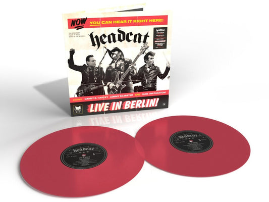 the album cover for Headcat - Live In Berlin