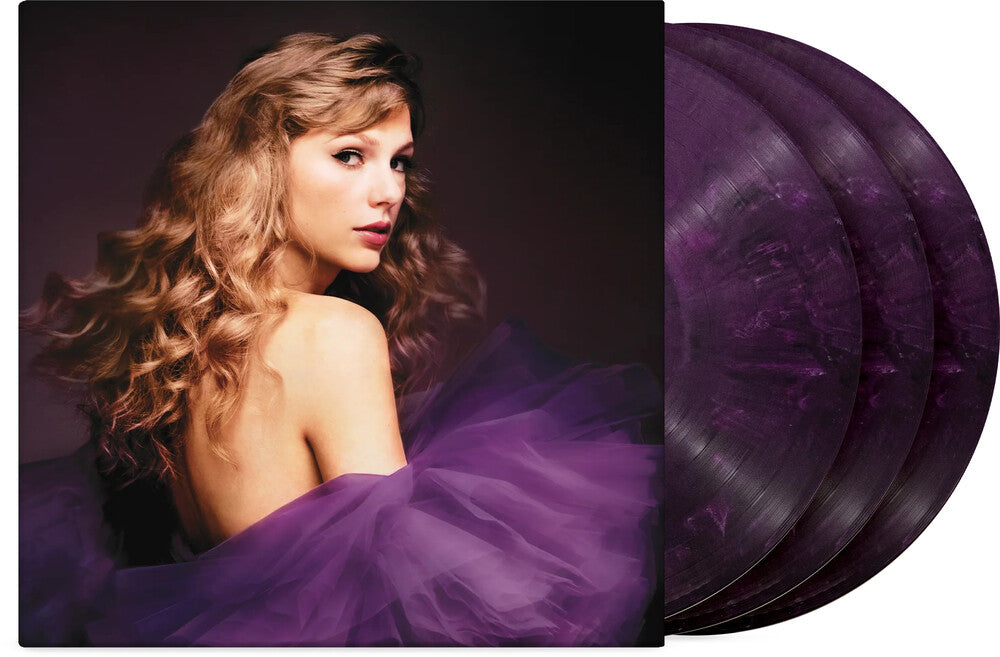the album cover for Taylor Swift - Speak Now (Taylor's Version) [Limited Edition Marbled Violet 2LP]