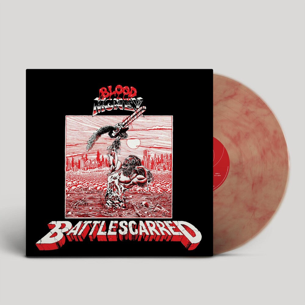 the album cover for Blood Money - Battlescarred [Colored Vinyl]