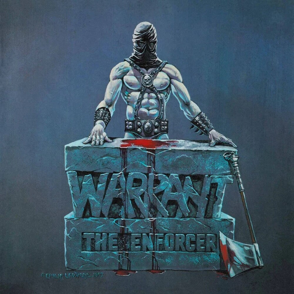 the album cover for Warrant - Enforcer - Blood-Red [Colored Vinyl] (Red)