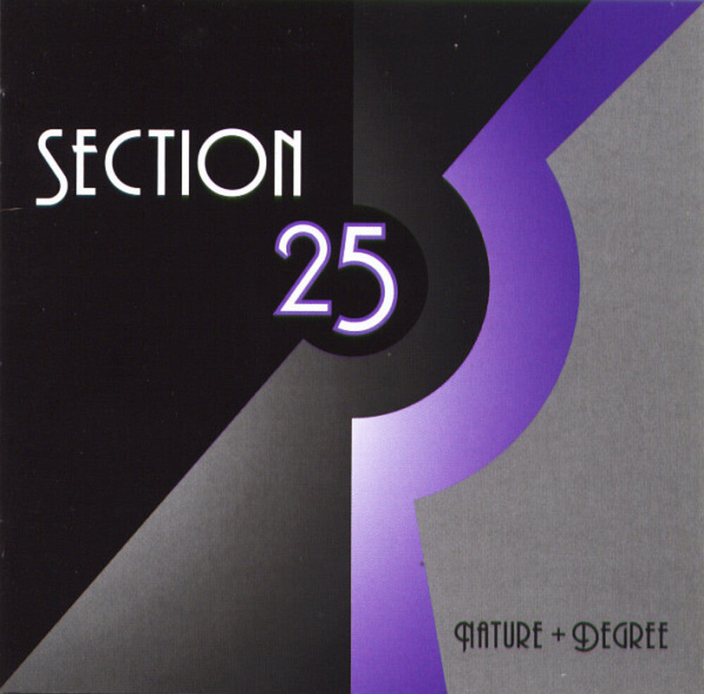 the album cover for Section 25 - Nature + Degree [Colored Vinyl] [Limited Edition] (Purp) [Download Included]