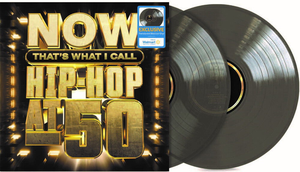 the album cover for Now Hip-Hop 50th Anniversary / Various - Now Hip-Hop 50th Anniversary / Various [Clear Vinyl]
