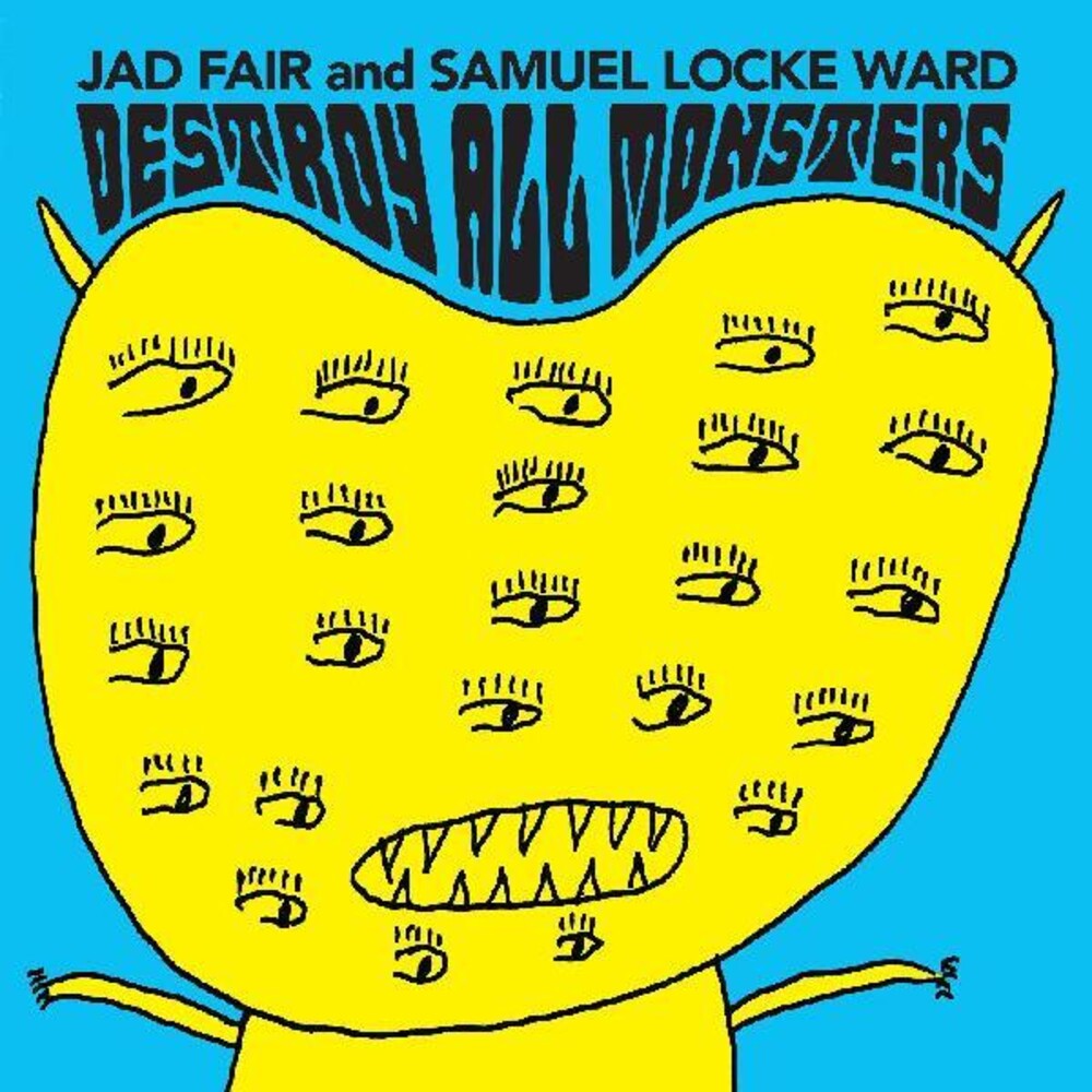 the album cover for Jad Fair  / Ward,Samuel,Locke - Destroy All Monsters [Clear Vinyl] (Org)