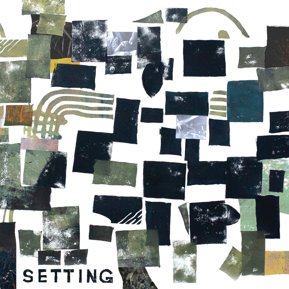 the album cover for Setting - Shone A Rainbow Light On