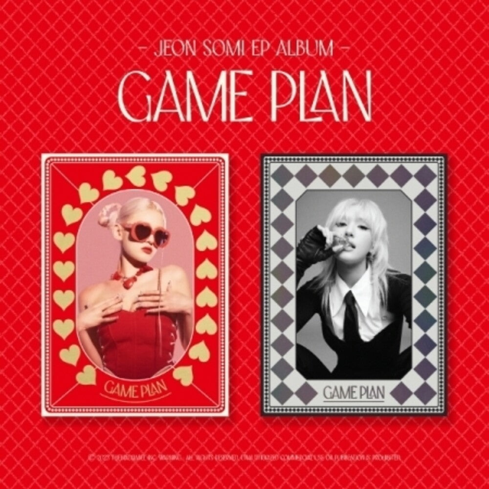 the album cover for Jeon Somi - Game Plan - Photobook Version (Post) (Puzz) (Stic)