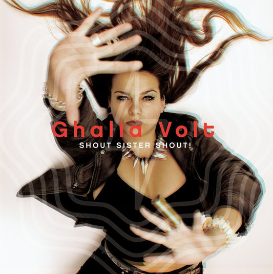 the album cover for Ghalia Volt - Shout Sister Shout