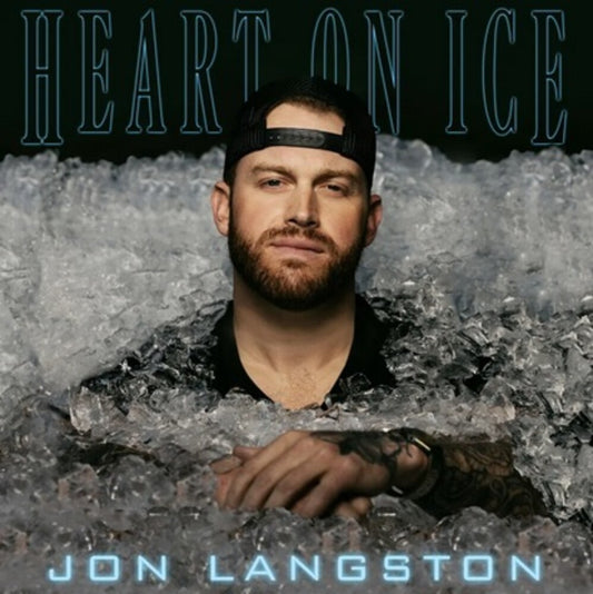 the album cover for Jon Langston - Heart on Ice