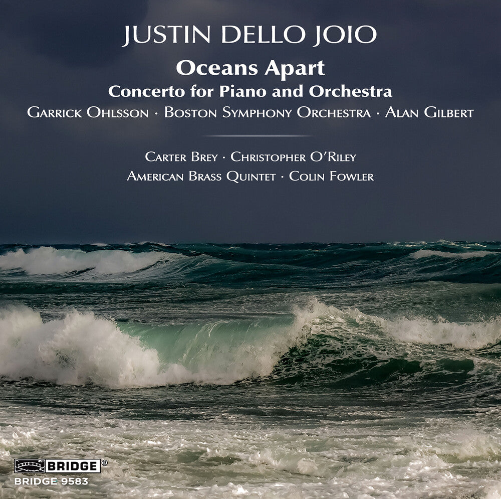 the album cover for Joio / Ohlsson / Boston Symphony Orchestra - Oceans Apart