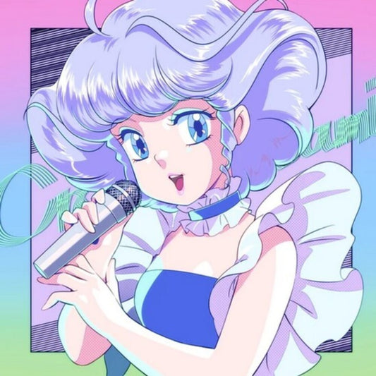 the album cover for Creamy Mami (Takako Ota) (Cvnl) (Purp) - Creamy Mami The Magic Angel: 80's J-Pop Hits On