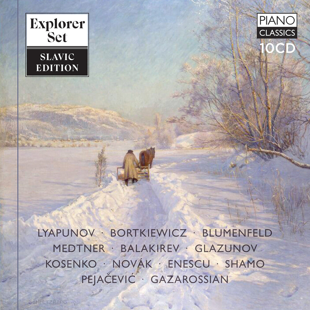 the album cover for Lyapunov / Blumenfeld / Novak - Explorer Set - Slavic Edition