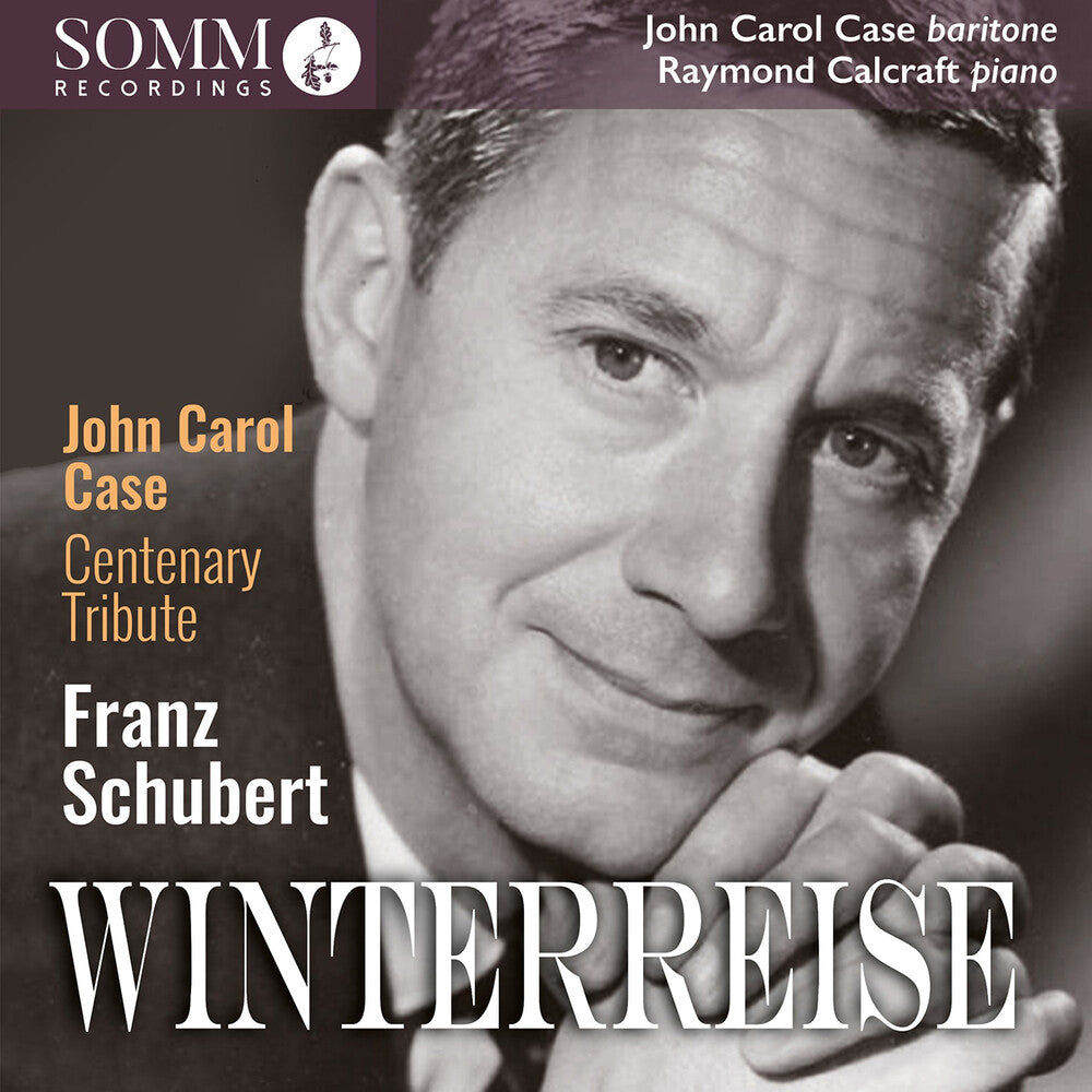 the album cover for Schubert / Calcraft / Case - Winterreise D.911 Op. 89