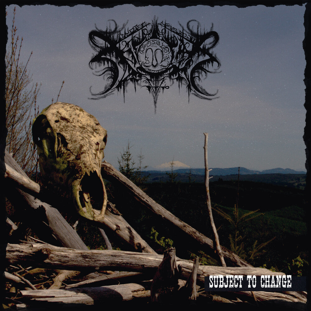 the album cover for Xasthur - Subject To Change [Digipak]