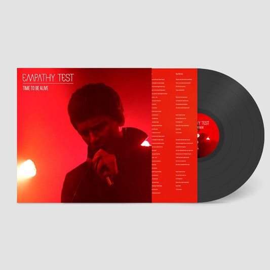 the album cover for Empathy Test - Time To Be Alive (Blk)