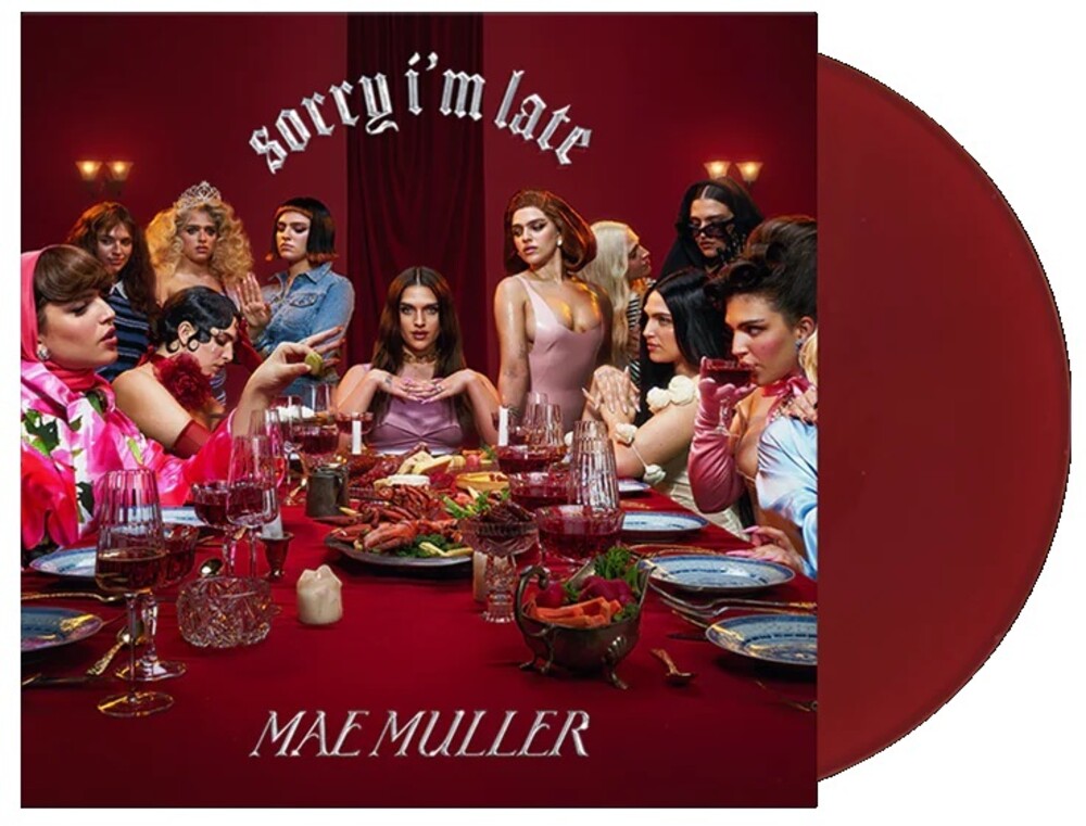 the album cover for Mae Muller - Sorry I'm Late [Red LP]