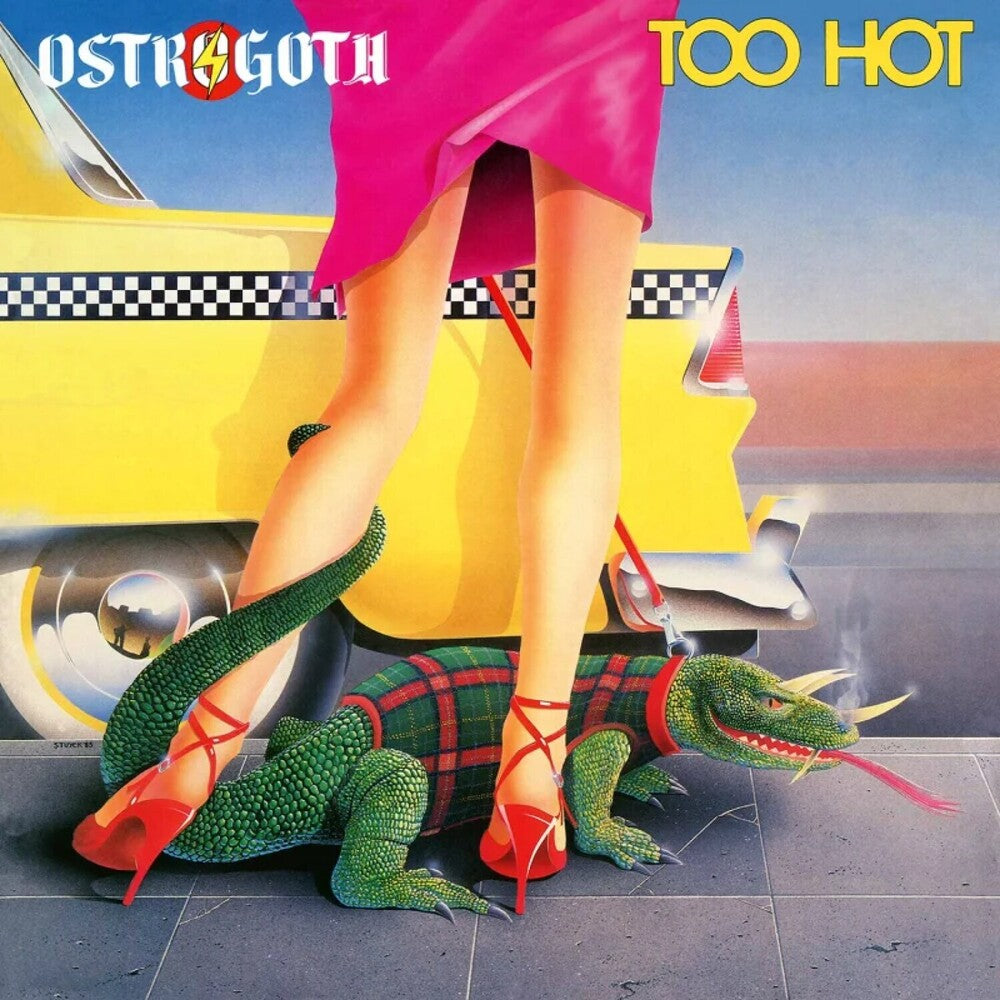 the album cover for Ostrogoth - Too Hot - Yellow [Colored Vinyl] (Ylw)