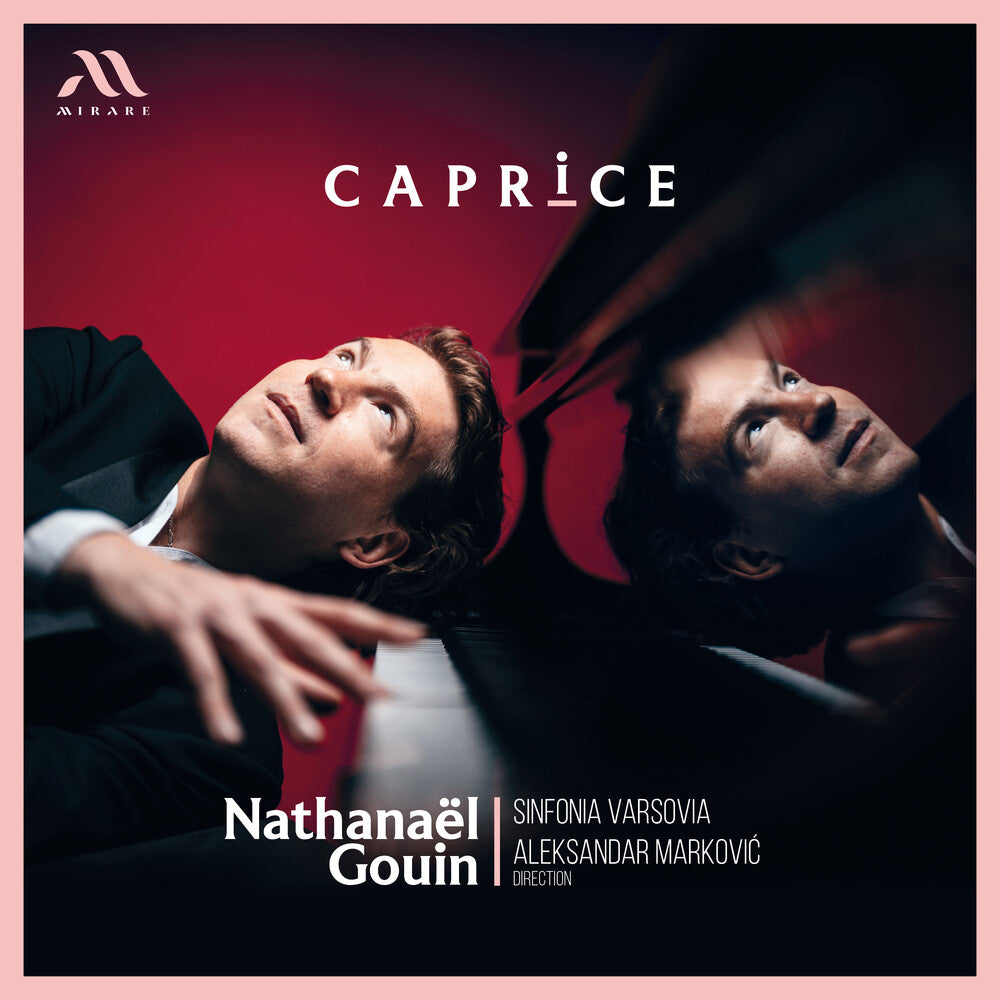 the album cover for Nathanaël Gouin - Caprices