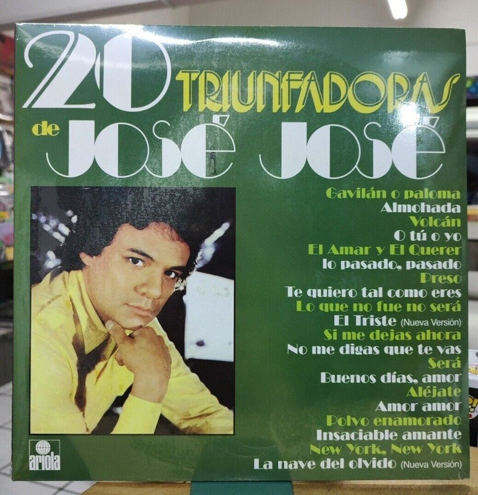 the album cover for Jose Jose - 20 Triunfadoras