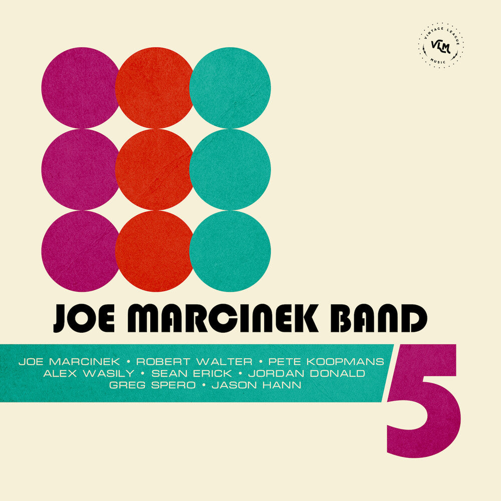 the album cover for Joe Marcinek Band - 5