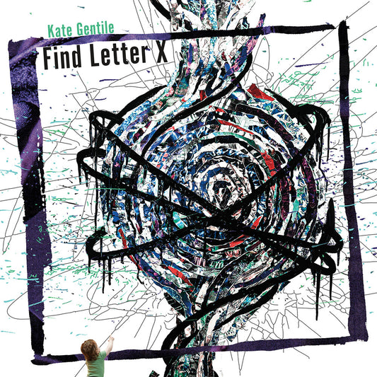 the album cover for Kate Gentile - Find Letter X
