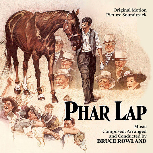 the album cover for Bruce Rowland - Phar Lap - O.S.T.