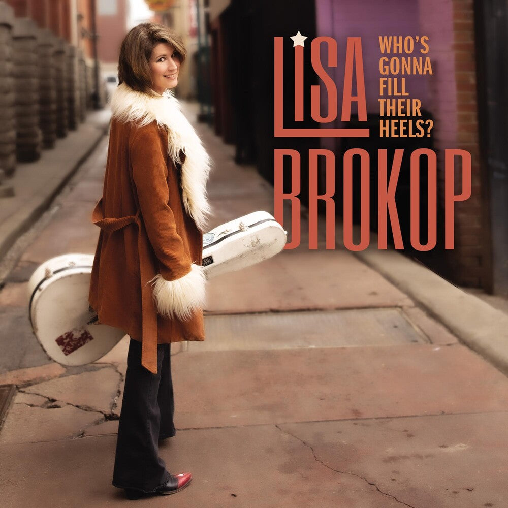 the album cover for Lisa Brokop - Whos Gonna Fill Their Heels