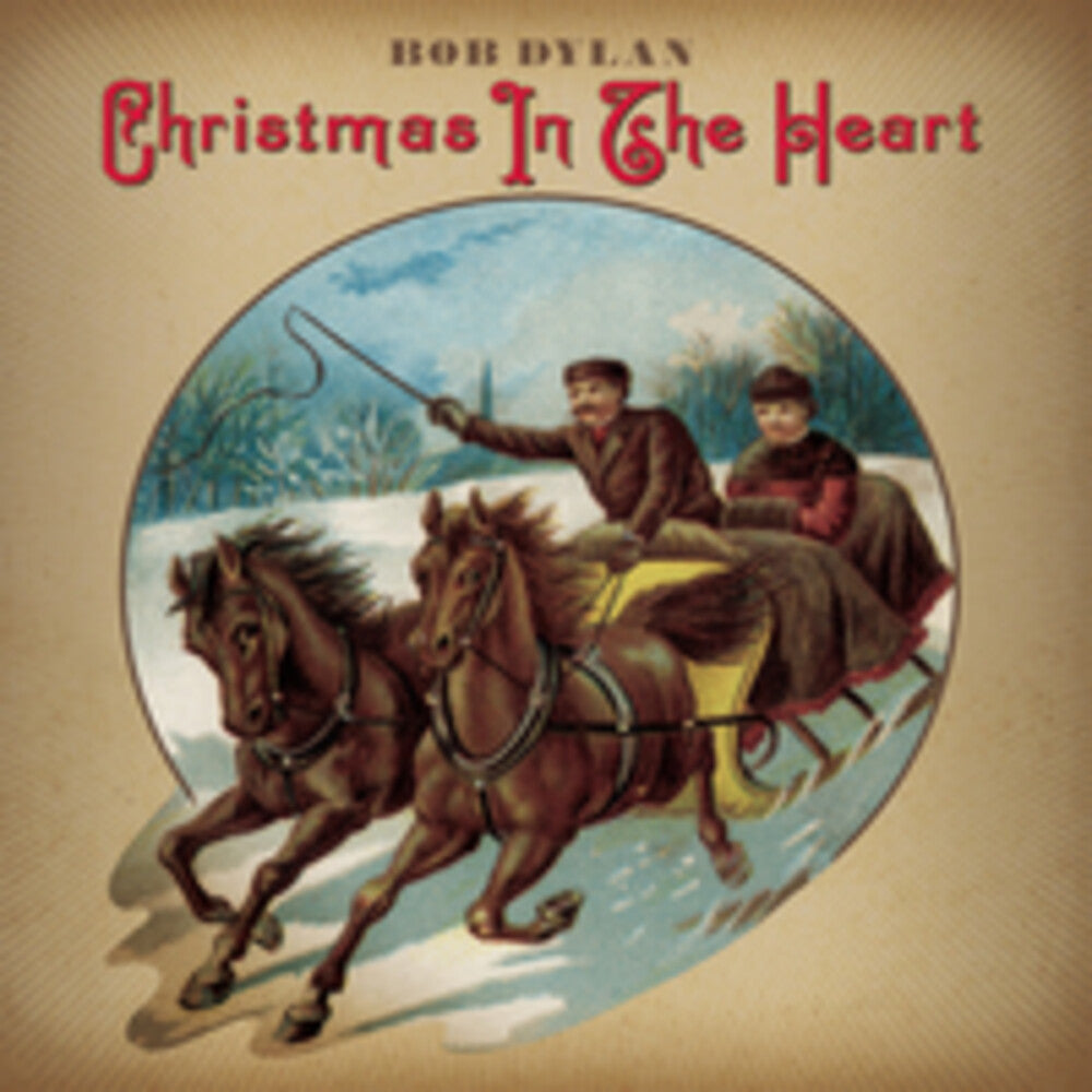 the album cover for Bob Dylan - Christmas In The Heart [LP]