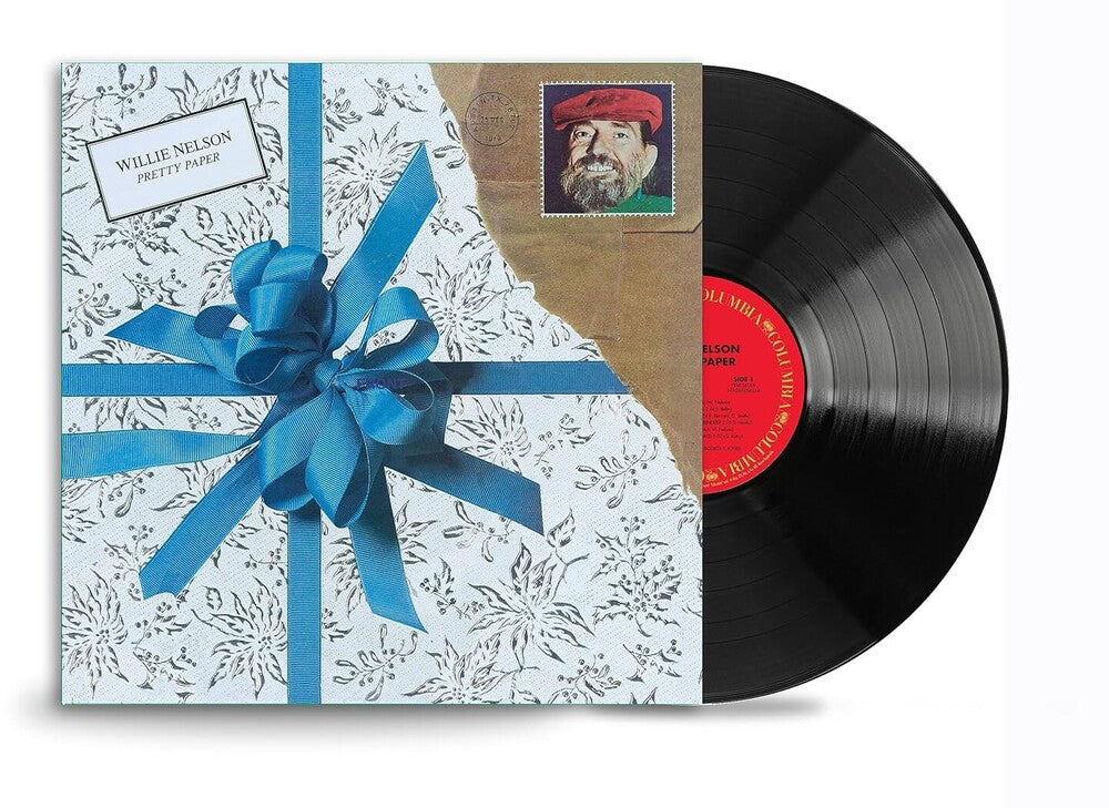 the album cover for Willie Nelson - Pretty Paper [LP]