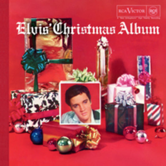 the album cover for Elvis Presley - Elvis' Christmas Album [LP]