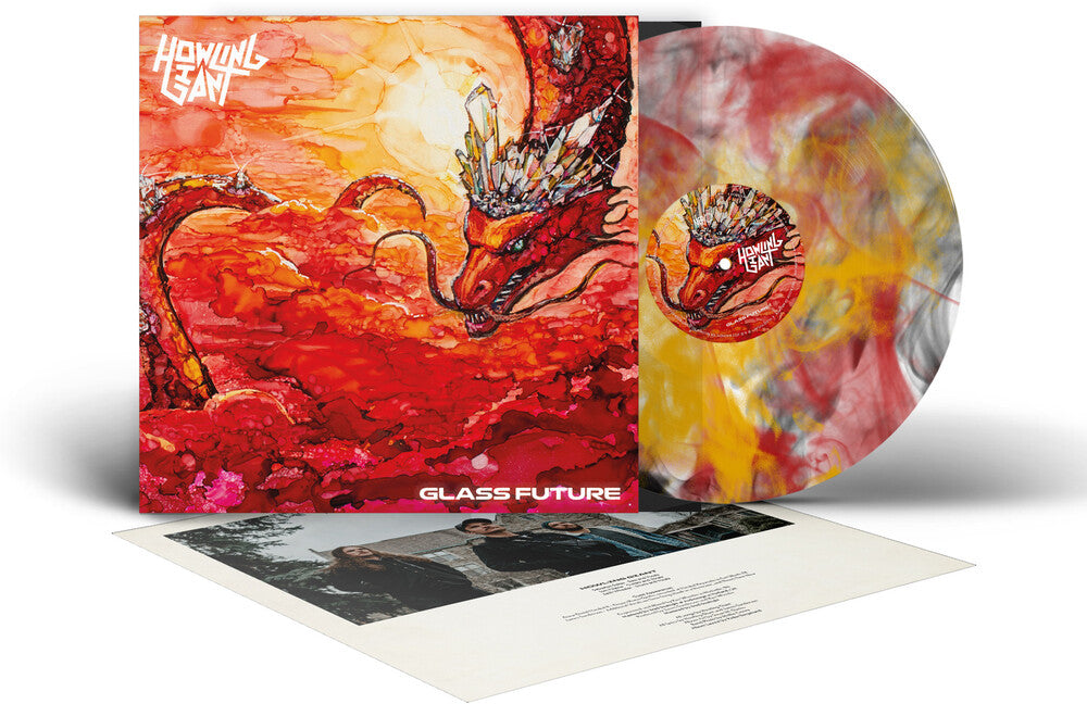 the album cover for Howling Giant - Glass Future (Blk) [Colored Vinyl] (Red) (Ylw)