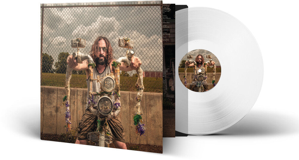 the album cover for Brother Dege - Scorched Earth Policy [Clear Vinyl] (Gate) [Limited Edition]